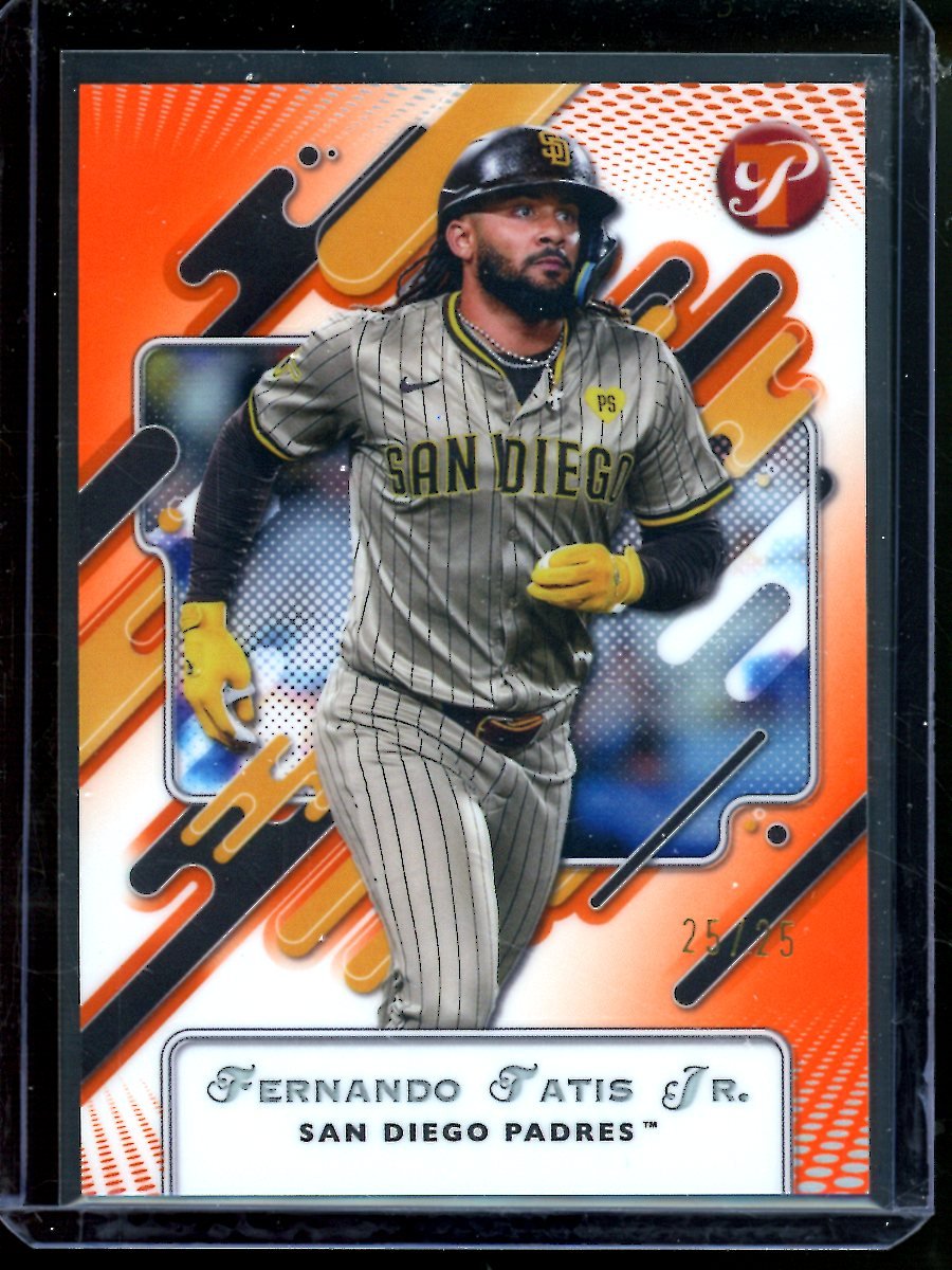 2025 Topps Pristine Fernando Tatis Jr. Orange Refractor /25 Padres