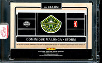 2025 Panini One and One Dominique Malonga Rookie Jumbo Jersey Autographs /99 Storm