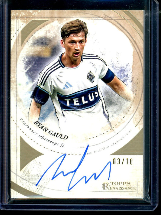 2025 Topps Renaissance Ryan Gauld MLS Autograph /10 Vancouver Whitecaps FC