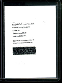 2025 Panini Prizm Black Henry Ellard Prolific Signatures Rams