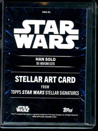 2026 Topps Smugglers Outpost Han Solo Stellar Art Card