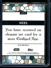 2026 Topps Finest Neel Elegant Art Card SP Star Wars