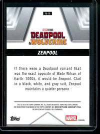 2025 Topps Chrome Zenpool Future Stars Red Refractor /5 Deadpool and Wolverine