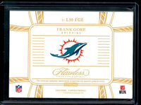 2025 Panini Flawless Frank Gore Legendary Materials Shield 2/2 Dolphins