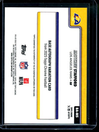 2025 Topps Chrome Matthew Stafford Blue Refractor Autograph /150 Rams