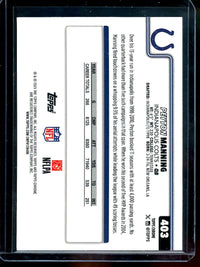 2025 Topps Chrome Peyton Manning Image Variation Refractor Colts