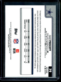 2025 Topps Chrome Dak Prescott Image Variation Refractor Colts