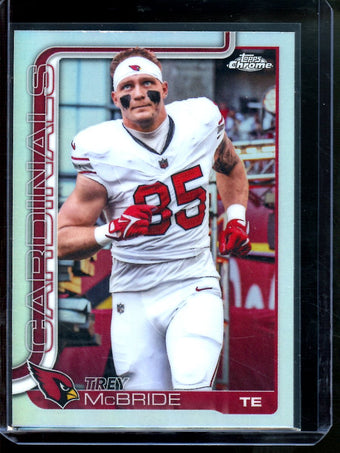 compare product 2025 Topps Chrome Trey McBride Image Variation Refractor Cardinals
