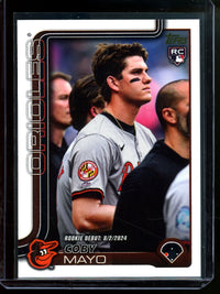 2025 Topps Flagship Coby Mayo Rookie Debut Golden Mirror SSP Orioles