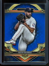 2024 Topps Triple Threads Justin Verlander Blue /25 Astros