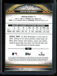 2024 Topps Triple Threads Justin Verlander Blue /25 Astros