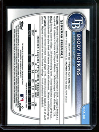 2025 Bowman Chrome Brody Hopkins 1st Autograph Rays