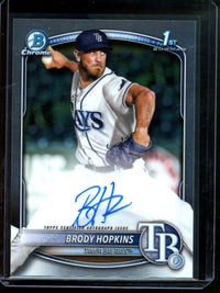 2025 Bowman Chrome Brody Hopkins 1st Autograph Rays