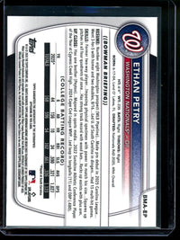 2025 Bowman Chrome Ethan Petry Mojo Autograph Nationals