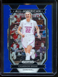 2024 Panini Prizm Draft Picks Cameron Brink Blue Rookie /199 Stanford