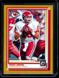 2025 Panini Optic Trent Green Gold Parallel /10 Chiefs