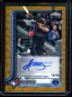 2025 Topps Chrome Andres Gimenez Gold Wave Autograph /50 Blue Jays