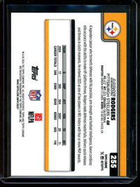 2025 Topps Chrome Aaron Rodgers Red Geometric Refractor /5 Steelers
