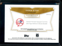 2025 Topps Definitive Derek Jeter Moments Autograph Inscription /10 Yankees