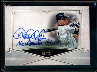 compare product 2025 Topps Definitive Derek Jeter Moments Autograph Inscription /10 Yankees