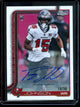 2025 Topps Chrome Tez Johnson White Rookie Autograph /30 Buccaneers