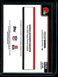 2025 Topps Chrome Dillon Gabriel Orange Lava Rookie Autograph /25 Browns
