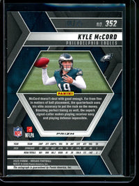 2025 Panini Mosaic Kyle McCord Rookie Autograph /25 Eagles