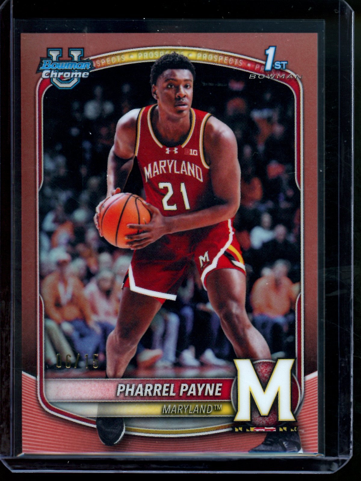2025 Bowman U Chrome Pharrel Payne 1st Bowman /15 Maryland