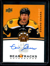 2024 Upper Deck Bruins Centennial Zdeno Chara Bear Tracks Autographs SP Bruins