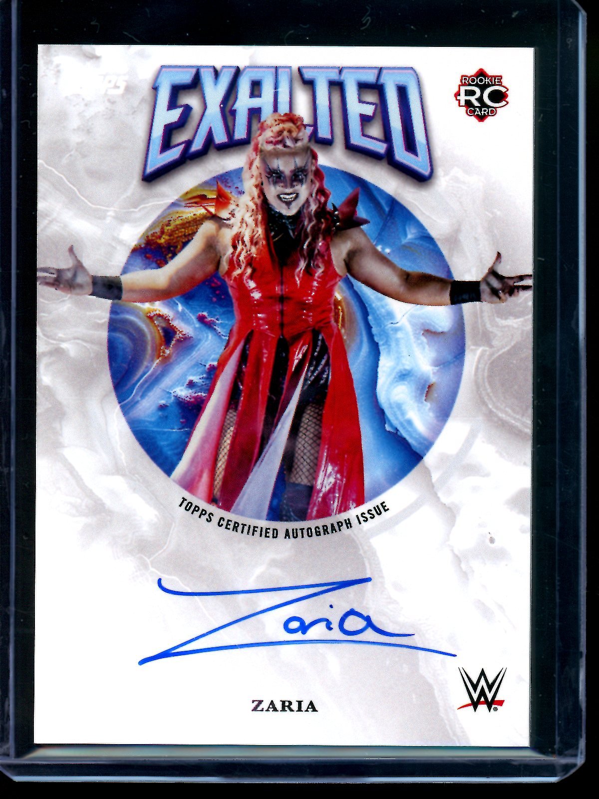 2025 Topps Exalted Zaria Autograph Rookie EXA-ZAR