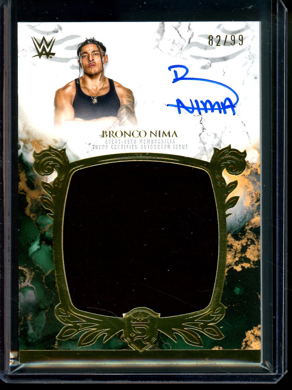 2025 Topps Royalty Bronco Nima Relic Autograph /99