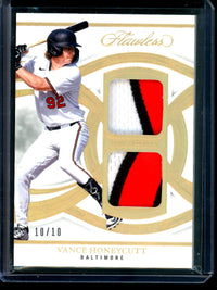 2025 Topps Flawless Vance Honeycutt Dual Relic Gold /10 Orioles