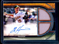 2025 Topps Museum Collection Tim Hudson Dual Swatch Autograph /199 Athletics