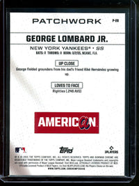 2026 Bowman Chrome George Lombard Jr Patchwork SSP #P-20 Yankees