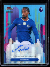 2026 Topps Finest Joao Pedro Blue Refractor Autograph /150 Chelsea