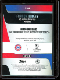 2026 Topps Chrome Franck Ribery Green Lava Refractor Autograph /99 FC Bayern