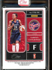 2025 Panini One and One Tamika Catchings Team Titans Signatures /99 Encased Fever