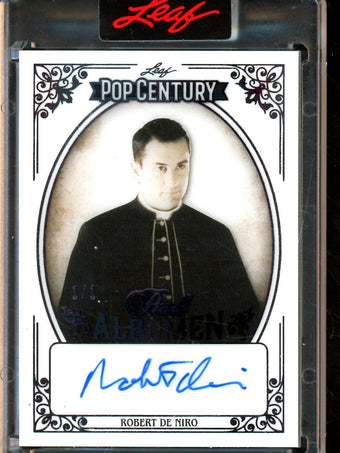 compare product 2026 Leaf Pop Century Robert De Niro Albumen Pearl Autograph Encased #PA-RD1