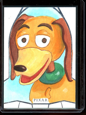 compare product 2025 Topps 30 Years of Toy Story Slinky 1/1 Sketch Card Frank Sansone