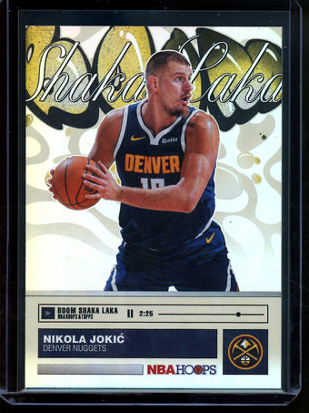 compare product 2026 Topps Hoops Nikola Jokic Boom Shaka Laka SP Nuggets