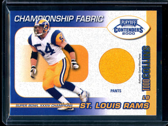 compare product 2000 Panini Contenders Todd Collins Championship Fabric /300 Rams
