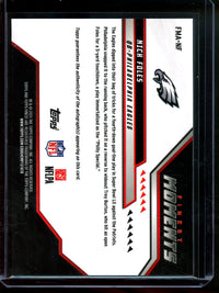 2025 Topps Finest Nick Foles Finest Moments Gold Autograph /50 Eagles