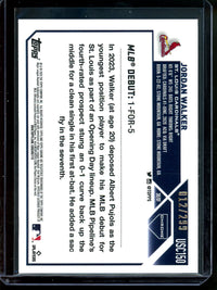 2023 Topps Chrome Jordan Walker Magenta Lava Rookie /299 Cardinals
