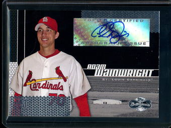 compare product 2006 Topps Co Signers Adam Wainwright Rookie Autograph Cardinals