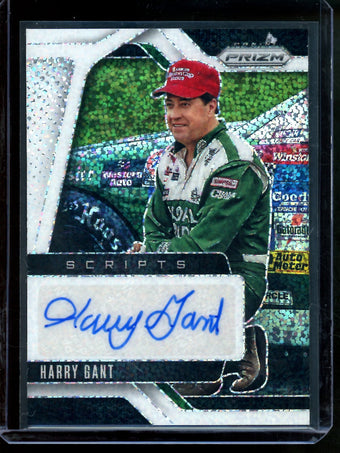 compare product 2025 Panini Prizm Harry Gant White Sparkle 1/1 Scipts Autograph