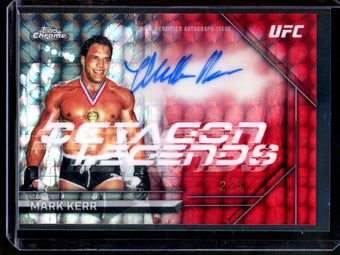 compare product 2025 Topps Chrome Mark Kerr Octagon Legends Red Geometric Autograph /5
