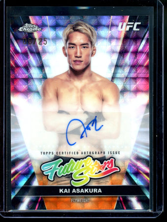 compare product 2026 Topps Chrome Kai Asakura Future Stars Autograph /25