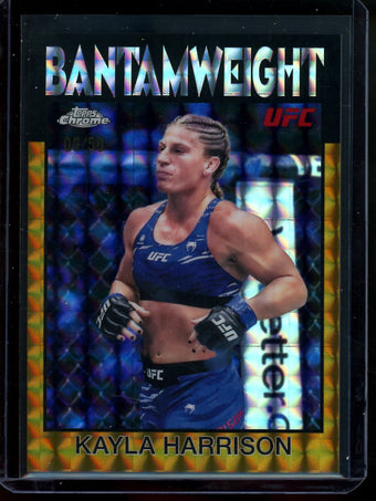 compare product 2026 Topps Chrome Kayla Harrison Gold Geometric Refractor /50