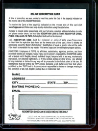2026 Topps Chrome Norma Dumont Future Stars Autograph Geometric Redemption