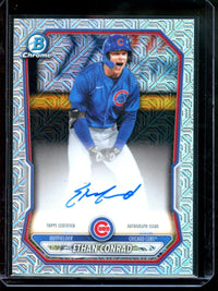 2026 Bowman Chrome Ethan Conrad Mojo Autograph Refractor Cubs